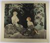 LOUIS ICART Three color etchings with aquatint.